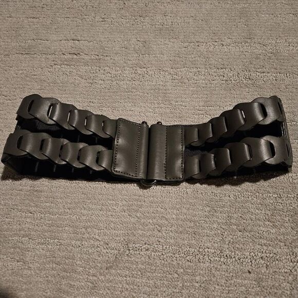 No Brand Accessories - Grey Chunky Waist Belt Size Small